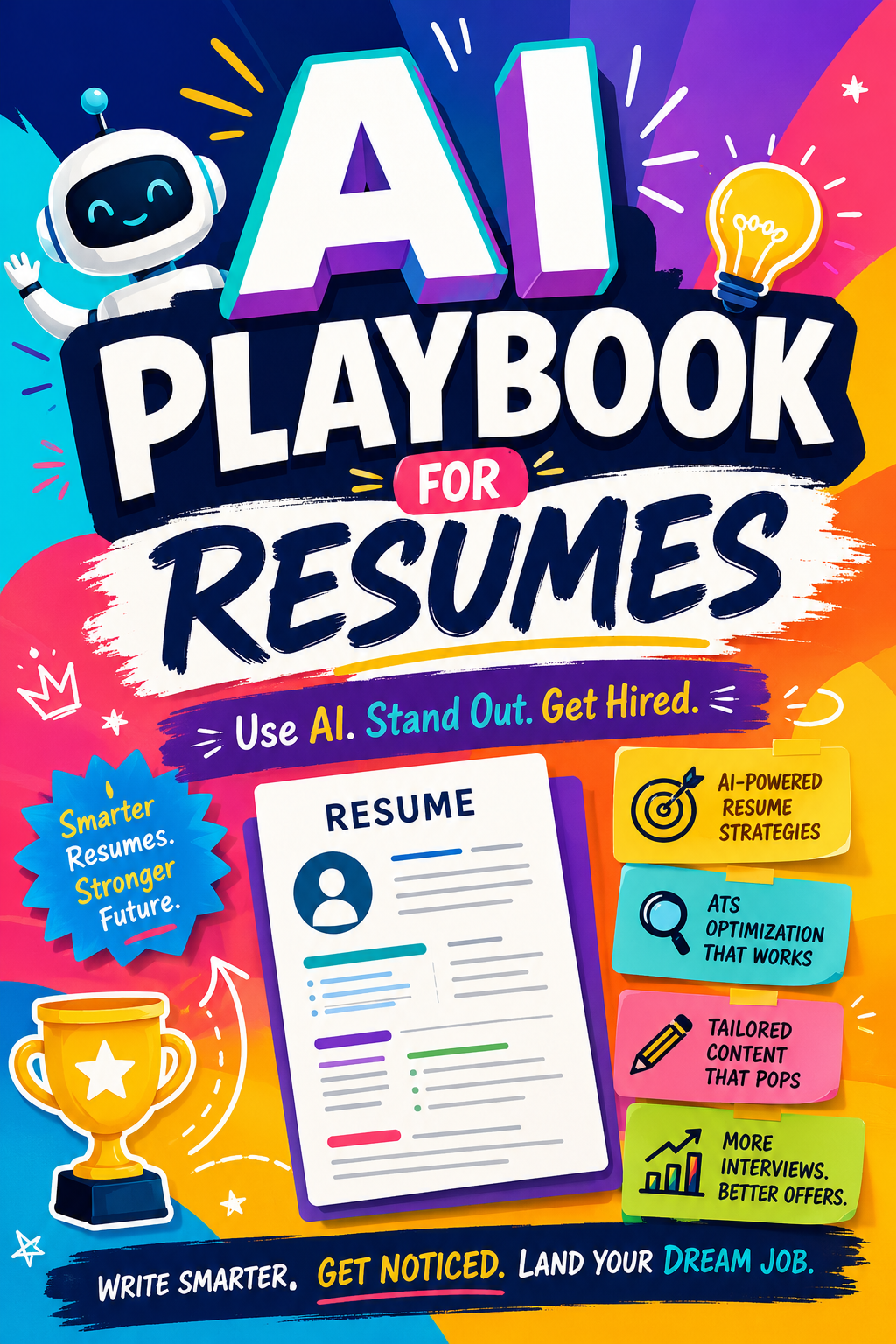 AI Playbook For Resumes ebook cover