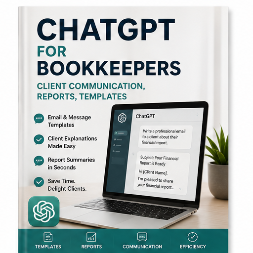 ChatGPT for Bookkeepers ebook cover