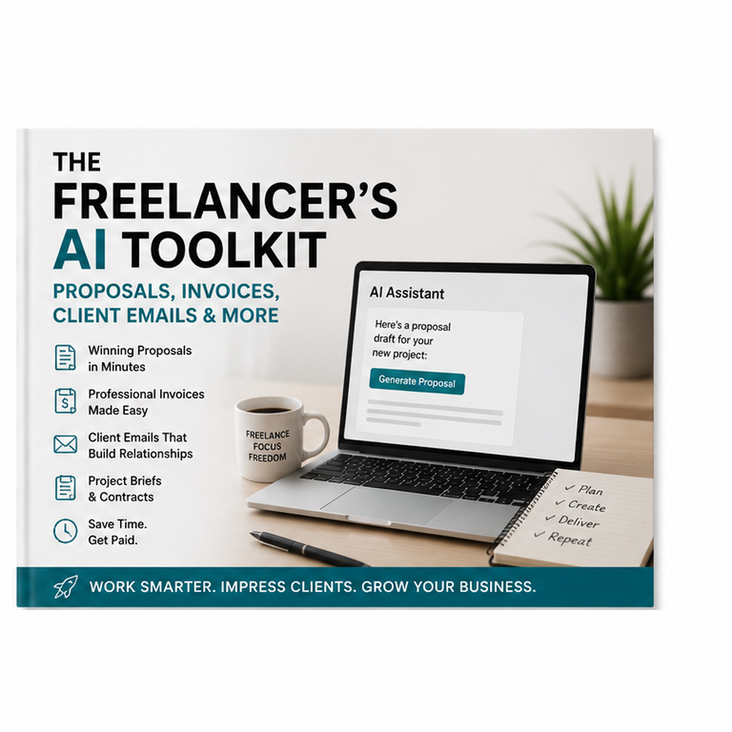 The Freelancer's AI Toolkit ebook cover
