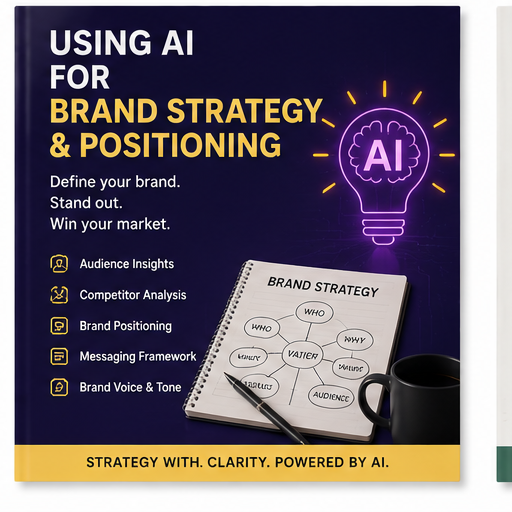 Using AI for Brand Strategy & Positioning ebook cover