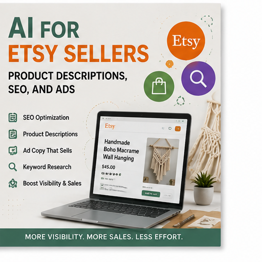 AI for Etsy Sellers ebook cover
