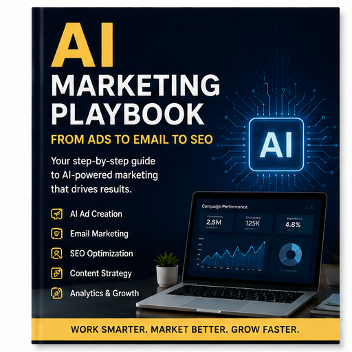 AI Marketing Playbook ebook cover