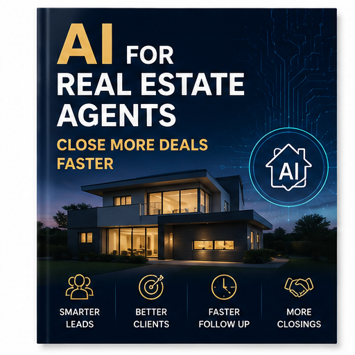 AI for Real Estate Agents: Close More Deals Faster ebook cover